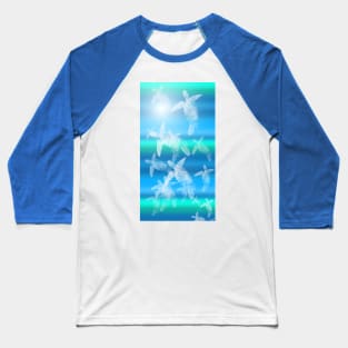 Turtles in the Ocean Baseball T-Shirt